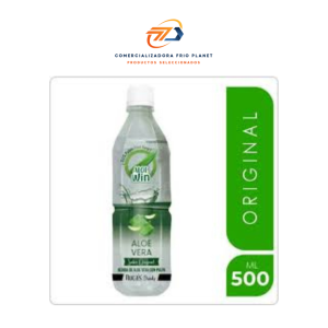 Agua de Aloe 500 ml display de 6 unidas Sabor Original