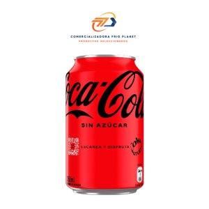 Coca Cola 0 / 350 ml Lata  X 6 Uni