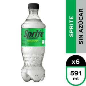 Sprite Sin Azúcar 591 ml x 6