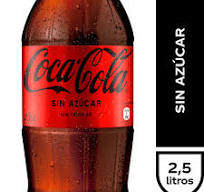 Coca Cola 0 azúcar 2.5 Litros x 6