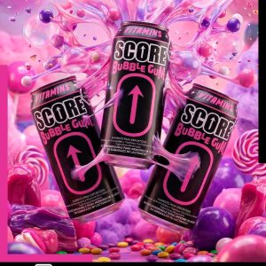 SCORE BUBBLE GUM 473 ML X 24