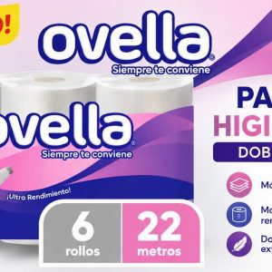 Papel higiénico 48 unidades en paquetes de 6 rollos